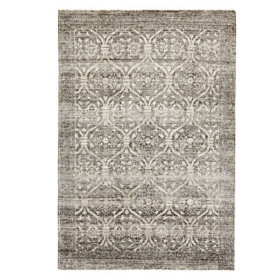 Ramezani Samarkand Hand Knotted Rug, L238 x W167cm, Steel
